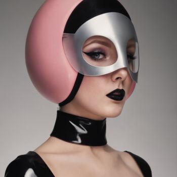 数字艺术 标题为“Reto Latex IV” 由Rouge De Joie, 原创艺术品, AI生成的图像