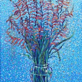 Malerei mit dem Titel "fuoco" von Polina Ogiy, Original-Kunstwerk, Acryl