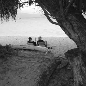 Photographie intitulée "Watchers in Monochr…" par Quinn Farley, Œuvre d'art originale, Photographie numérique