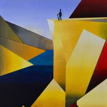 绘画 标题为“composition231.108” 由Jean Pierre Tachon, 原创艺术品, 丙烯 安装在木质担架架上