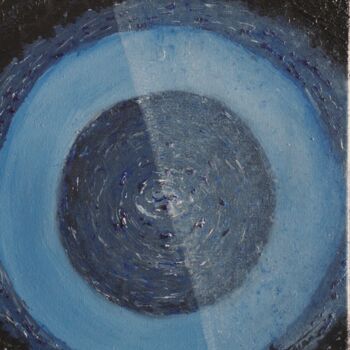 Pittura intitolato ""Water and Sky" (Da…" da Andrew Troyer, Jr, Opera d'arte originale, Olio Montato su Telaio per barella i…