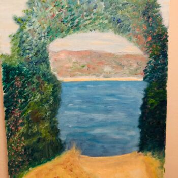 Painting titled "vue sur Sainte Maxi…" by Pierre Willaume, Original Artwork, Oil