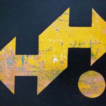 Peinture intitulée "Sans Titre 19/2023" par Elke Thiébaut, Œuvre d'art originale, Acrylique