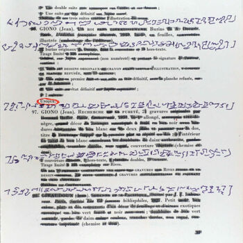 Dessin intitulée "Bibliothèque d'un a…" par Xavier Debeerst, Œuvre d'art originale, Crayon