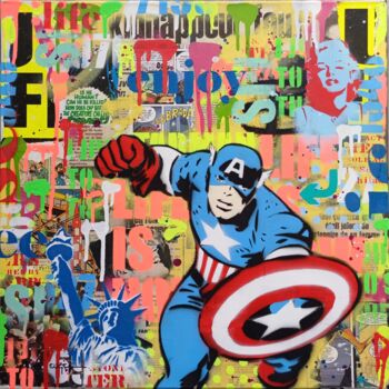 Painting titled "Enjoy" by Philippe Euger, Original Artwork, Spray paint