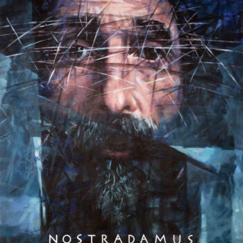 Peinture intitulée "NOSTRADAMUS" par Aleksandr Ilichev, Œuvre d'art originale, Acrylique