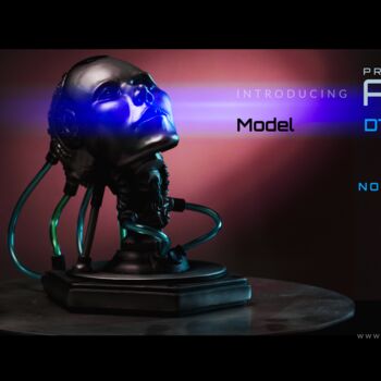 Sculpture titled "Project AD-01-Art D…" by Freaky-Deek, Original Artwork, Polymer clay