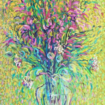 Malarstwo zatytułowany „la primavera” autorstwa Polina Ogiy, Oryginalna praca, Olej