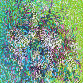 「jasmine」というタイトルの絵画 Polina Ogiyによって, オリジナルのアートワーク, オイル