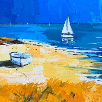 Peinture intitulée "Éclat de Lumière" par Pierrick Tual, Œuvre d'art originale, Huile