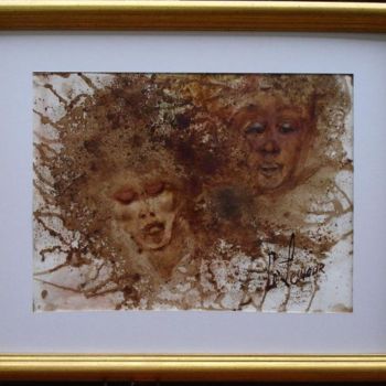 Peinture intitulée "ensemble" par Catherine Lesueur (C.Lesueur), Œuvre d'art originale, Huile