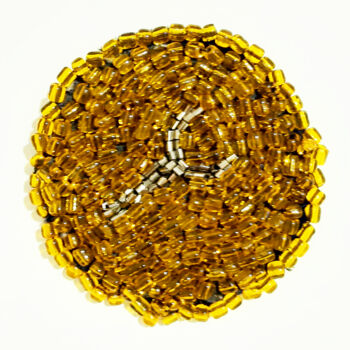 Textile Art titled "Accessory #10" by Poly, Original Artwork, Embroidery