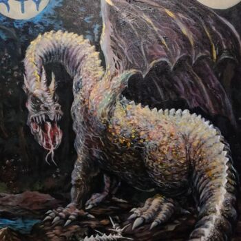 Malarstwo zatytułowany „System Guide Dragon” autorstwa Арнольд Медичи, Oryginalna praca, Akryl