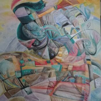Peinture intitulée "The knight of the l…" par Yasmina Naessens, Œuvre d'art originale, Acrylique