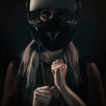 Photography titled "Black IV dibond" by Cédric Brion, Original Artwork, Digital Photography Mounted on Aluminium