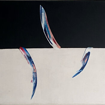 Painting titled "Trois mats" by Hugo Morata, Original Artwork, Acrylic