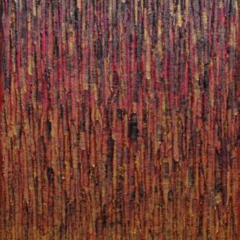 绘画 标题为“Matrice or orange r…” 由Jonathan Pradillon, 原创艺术品, 丙烯 安装在木质担架架上