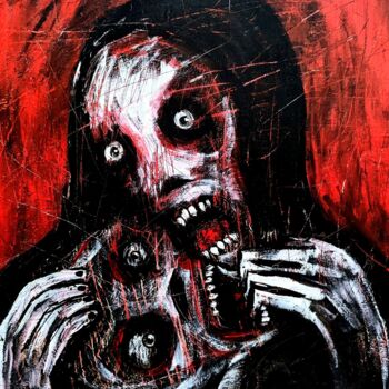 제목이 "Macabre"인 미술작품 Vaxo Lang로, 원작, 아크릴