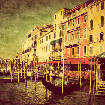 Pittura intitolato "Venice" da Jacob Farkas, Opera d'arte originale, Acrilico