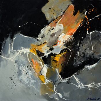 Painting titled "Orion's galaxy" by Pol Ledent, Original Artwork, Oil Mounted on Wood Stretcher frame