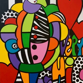 Pintura intitulada "Si chic" por Virginia Benedicto, Obras de arte originais, Acrílico