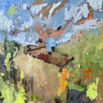 Painting titled "House that no-one b…" by Ekaterina Belukhina, Original Artwork, Oil