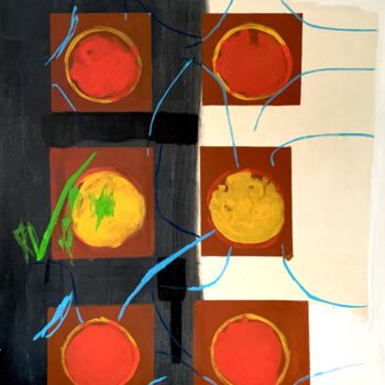 "Big oil canvas Abst…" başlıklı Tablo Tina Shenk tarafından, Orijinal sanat, Petrol
