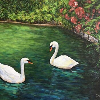 "Beautiful Day" başlıklı Tablo Jesline Er tarafından, Orijinal sanat, Akrilik Ahşap Sedye çerçevesi üzerine monte edilmiş