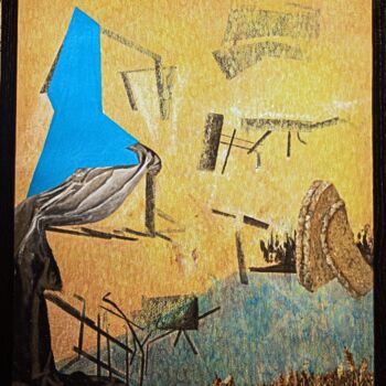 Peinture intitulée "Agraire" par Eva Khatchadourian, Œuvre d'art originale, Acrylique Monté sur Panneau de bois