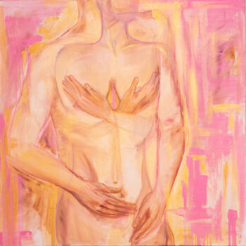 Schilderij getiteld "Your Imprint" door Anna Ovsiankina, Origineel Kunstwerk, Olie