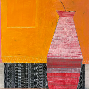 "I Was Thinking" başlıklı Tablo Robin Kerr tarafından, Orijinal sanat, Akrilik