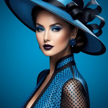 Digital Arts titled "Portrait woman 02" by Pict T Mosb, Original Artwork, AI generated image