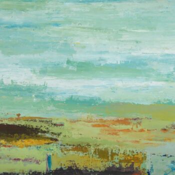 Peinture intitulée "Les Sagnes" par Stéphane Saillard, Œuvre d'art originale, Acrylique