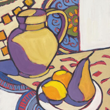Malerei mit dem Titel "Timeless Treasures" von Catherine J. Martzloff, Original-Kunstwerk, Öl
