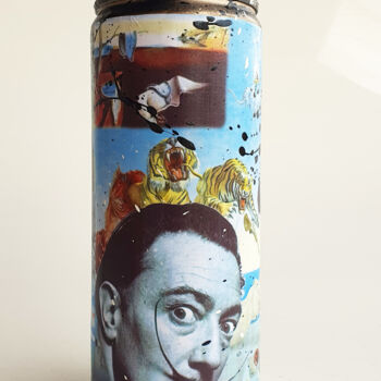 Sculpture titled "Sculpture bombe aer…" by Spaco, Original Artwork, Metals