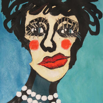 Schilderij getiteld "Andrea Pontecorvo" door Albert Cruells, Origineel Kunstwerk, Olie