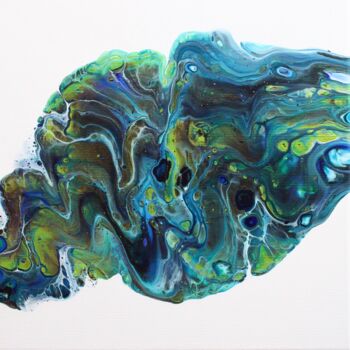Schilderij getiteld "Pisces" door Melissa Schaller, Origineel Kunstwerk, Acryl