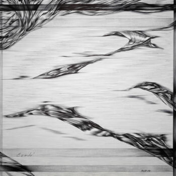 Disegno intitolato "Flight" da Aw Cerde, Opera d'arte originale, Biro