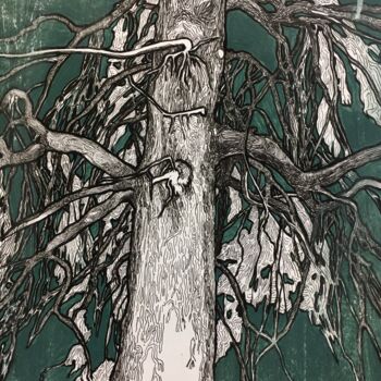 图画 标题为“''Oak''” 由Raffi Ghazaryan, 原创艺术品, 丙烯