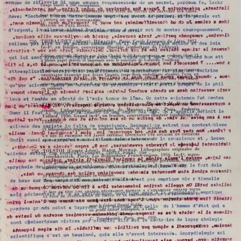 印花与版画 标题为“Bibliothèque d'un a…” 由Xavier Debeerst, 原创艺术品, 蒙纳