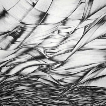 「The Waterfall」というタイトルの描画 Aw Cerdeによって, オリジナルのアートワーク, ボールペン