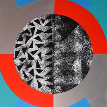 Peinture intitulée ""Only half of my fr…" par Małgorzata Wartołowicz (Margot Sophie), Œuvre d'art originale, Acrylique