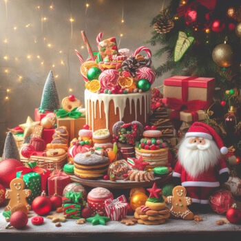 数字艺术 标题为“Christmas Mood” 由Massimo Naibo, 原创艺术品, AI生成的图像