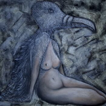 Peinture intitulée "Ledy COCO" par Agata Bonda, Œuvre d'art originale, Pastel
