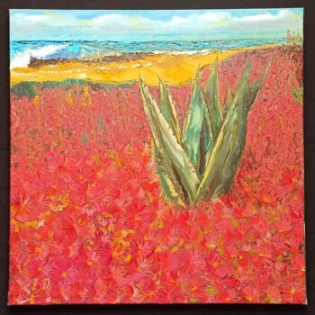 Malerei mit dem Titel "Blooming ocean 3 of…" von Anton Kamenev, Original-Kunstwerk, Öl
