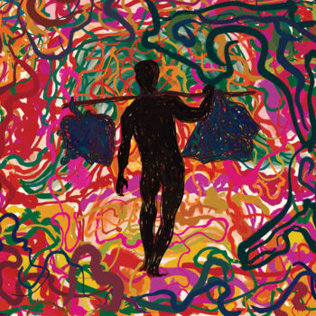 Arts numériques intitulée "Resolute Odyssey" par Jaxon Langley, Œuvre d'art originale, Peinture numérique