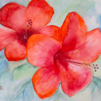 Peinture intitulée "AQUARELLE originale…" par Isabelle Redonnet, Œuvre d'art originale, Aquarelle