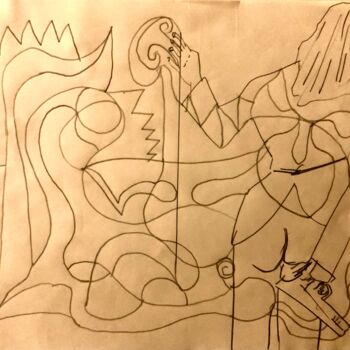 Drawing titled "Kill bill" by Paris Sergiou, Original Artwork, Pencil