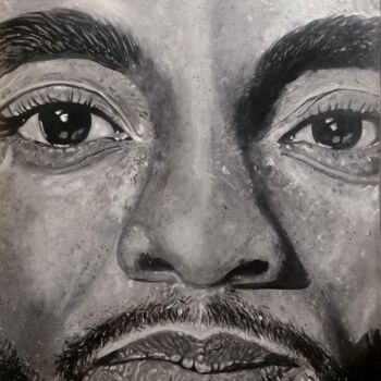 绘画 标题为“Chadwick Boseman -…” 由Nicolas Alibar, 原创艺术品, 丙烯