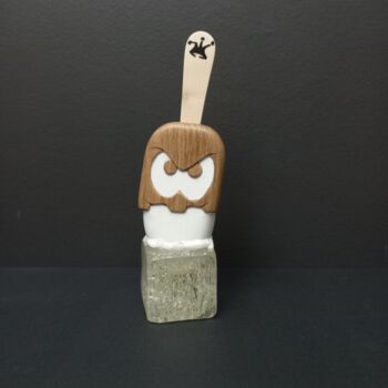 Sculpture titled "Sculpture pop'ice C…" by 2mé / Blondeau, Original Artwork, Wood